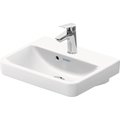 Duravit No.1 Hand Sink 17 3/4  White High Gloss, Faucet Hole Platform, Number Of Faucet Holes: 1, Overflow - 07434500002